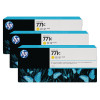 HP 771C Yellow Designjet Ink Cartridge (Pack of 3) B6Y34A