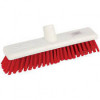 Hygiene Broom Head, Red - Medium 500mm (20") per 5