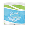 2WORK QUILTED TOILET ROLL 3-PLY PK40