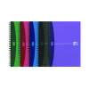 Oxford Poly Opaque Wirebound Notebook A5 Assorted (Pack of 5) 100101300