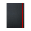 BLACK N RED HARD COVER NOTEBOOK A4