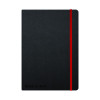 BLACK N RED HARD COVER NOTEBOOK A5