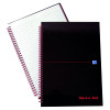 BLACK N RED WIRE HB NOTEBOOK A4 PK5