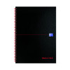 Black n' Red Ruled Perforated Wirebound Hardback Notebook A4 (Pack of 5) 100102248