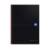 BLACK N RED WIRE NOTEBOOK A4 PK10