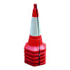 75CM/30IN STD 1 PC CONE PK5 RED