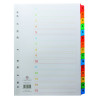 Concord Index 1-15 A4 White with Multicoloured Mylar Tabs 01601/CS16