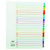Concord Index A-Z A4 Extra Wide Multicoloured Mylar Tabs 07801/CS78