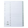 CONCORD PVC INDEX A4 1 TO 15 GREY