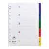 Concord Index 1-5 A4 Polypropylene Multicoloured 66299