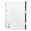 Concord Index 1-12 A4 Polypropylene Multicoloured 66499