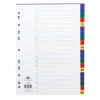 Concord Index 1-20 A4 Polypropylene Multicoloured 66599