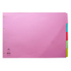 Concord Divider 5-Part A3 Landscape Pastel Colours 70399/J3