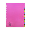 Concord Divider A-Z 20-Part A4 Pastel Colours 77299/72