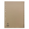 Concord Index A-Z 20-Part A4 Kraft Manilla Buff 78202/AZ2