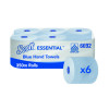 SCOTT ESS ROLL HAND TWL 350M BLU PK6