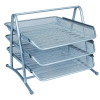 Q-CONNECT 3 TIER LETTER TRAY SILVER