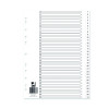 Q-CONNECT INDEX 1-31 WHITE PK10