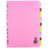 Q-CONNECT SUBJECT DIVIDER A4 15-PART