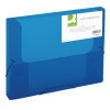 Q-Connect Elasticated Folder 25mm A4 Blue (Suitable for both A4 and Foolscap documents) KF02307