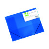 Q-CONNECT ELASTICATED FOLDER A4 BLUE