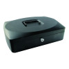 Q-Connect Cash Box 10 Inch Black KF02603