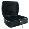Q-Connect Cash Box 12 Inch Black KF02604