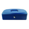 Q-CONNECT 12 INCH BLUE CASH BOX