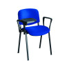 JEMINI CHAIR ARM AND WRITING BLACK