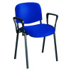 JEMINI ARMS FOR STKG CHAIR BLK PK2