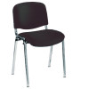 Jemini Ultra Multipurpose Stacking Chair 532x585x805mm Charcoal/Chrome KF03350