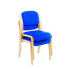 JEMINI WOOD FRAME SIDE CHAIR BLUE