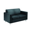 AVIOR EXEC RCPN SOFA LEATHER BLACK