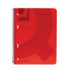 Q-CONNECT PP SPIRAL PAD A5 RED PK5