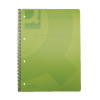 Q-CONNECT PP SPIRAL PAD A4 GREEN PK5