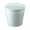 Q-CONNECT METAL WSTE BIN 15L RND GRY