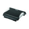 Q-CONNECT ANTI-SLIP FOOTREST BLK/SLV