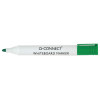 Q-CONNECT DRYWIPE MARKER GREEN PK10