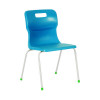 TITAN 4 LEG CLSM CHAIR BLUE