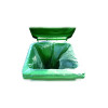 2WORK WHEELIE BIN LINER CLEAR PK100