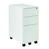 JEMINI 3 DRW MOBILE PEDESTAL WHITE