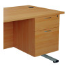 JEMINI 2 DRW FIXED PEDESTAL BEECH