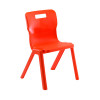 Titan One Piece Classroom Chair 435x384x600mm Orange (Pack of 10) KF78556