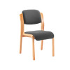 JEMINI WOOD FRAME SIDE CHAIR CHAR