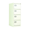 Jemini 4 Drawer Filing Cabinet Lockable 470x622x1321mm White KF78708