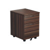 JEMINI 2 DRW MOB PED WALNUT