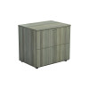 Jemini 2 Drawer Desk Side Filing Cabinet 850x630x770mm Grey Oak KF78953
