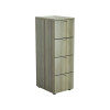 JEMINI 4 DRW FILING CAB GREY OAK