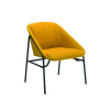 Jemini Bistro Reception Armchair 640x640x770mm Mustard KF79231