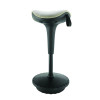 Jemini Height Adjust Sit/Stand Sway Wobble Stool 330x330x660-840mm Black/Grey KF79444